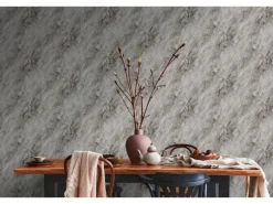 Bricoflor Tapete Marmor Grau Ideal für Wohnzimmer und Küche Moderne Vliestapete in Marmoroptik mit Vinyl Struktur Abwaschbar