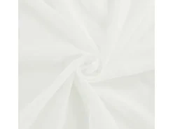 Bricoflor Transparenter Vorhang mit Verdeckten Schlaufen Lisa Weiß