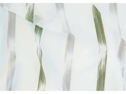 Bricoflor Transparenter Vorhang mit Verdeckten Schlaufen Steen Grün