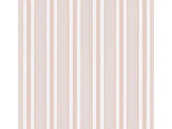 Bricoflor Vlies Mustertapete in Rosa Weiß Gestreifte Tapete Modern Ideal für Schlafzimmer und Kinderzimmer Rosa Streifentapete für Babyzimmer