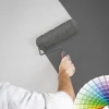 Bricoflor Vlies Strukturtapete Weiß Einfarbige Tapete in Leinenoptik überstreichbar Uni Vliestapete Schlicht zum überstreichen für Wohnzimmer und Bad