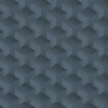Bricoflor Vliestapete Blau mit Muster 3D Tapete Geometrisch Ideal für Büro und Schlafzimmer Grafische Mustertapete Dunkelblau