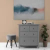 Bricoflor Wandbild 90X60 Cm Quer Deko Leinwandbild Für Büro Und Schlafzimmer Bild Mit Farbverlauf In Weiß Blau Rot Auf Leinwand