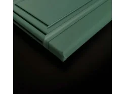 Bricoflor Wandvertäfelung Kassetten Optik Auf Wandbild In Grün 90 X 60 Cm Leinwandbild In 3D Optik Ideal Für Schlafzimmer Und Büro