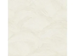Bricoflor Weiße Vliestapete mit Wellenmuster Modern Helle Tapete Gemalt in Creme Ideal für Badezimmer und Schlafzimmer