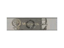 Bricoflor Zen Tapeten Bordüre Wellness Tapetenbordüre mit Buddha und Schriftzug Ideal für Badezimmer und Schlafzimmer Spa Wandbordüre in Grau Gold