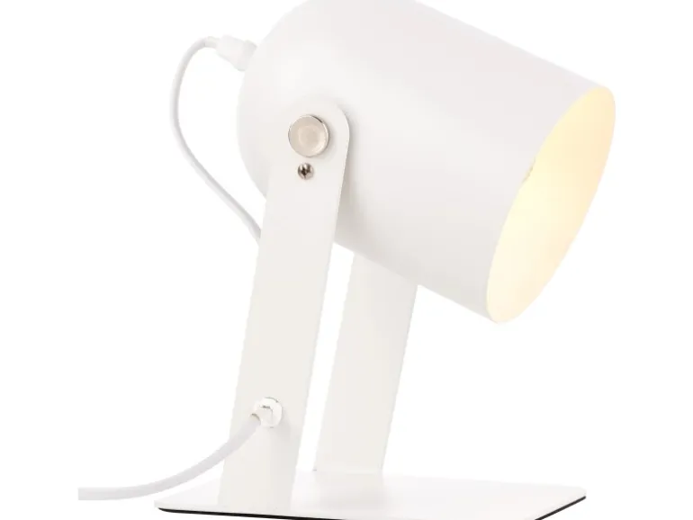 Brilliant Tischlampe Yan E27 Weiß 29 cm