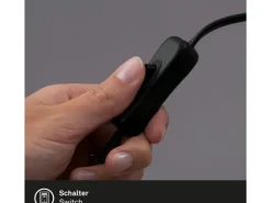 Briloner Klemmleuchte Krampo Schwarz
