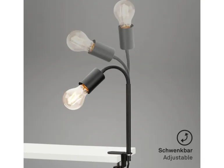 Briloner Klemmleuchte Krampo Schwarz