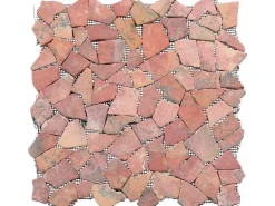 Bruchmosaikmatte Rot 30,5 cm x 30,5 cm