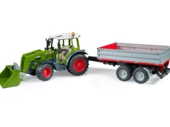 Bruder Spielzeug Miniatur-Traktor Fendt Vario 211 mit Frontlader u. Bordwandanh.