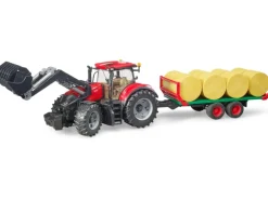 Bruder Spielzeug Miniatur-Traktor Case IH Optum 300CVX Frontlader