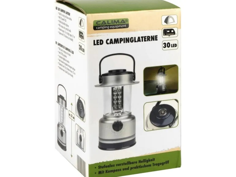 Calima LED Campinglaterne 12,5 cm x 12,5 cm x 21 cm