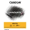 CANSON Graduate Bristol Papier sehr glatt A4 Hellweiß 20 Blatt