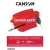 CANSON Graduate Öl- & Acrylmalpapier leicht aufgeraute Oberfläche A4 Naturweiß