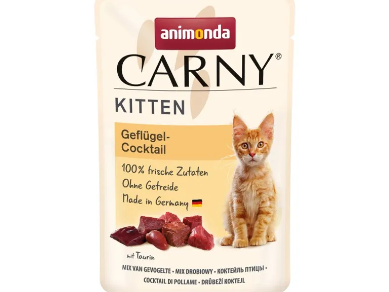 Carny Katzen-Nassfutter Kitten Geflügel-Cocktail 85 g