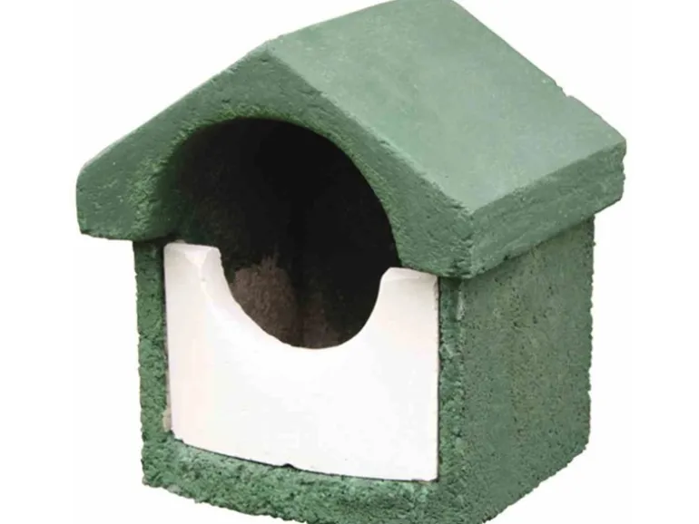 CJ Wildlife Nistkasten Holzbeton Grün 19 cm x 24 cm x 17,5 cm