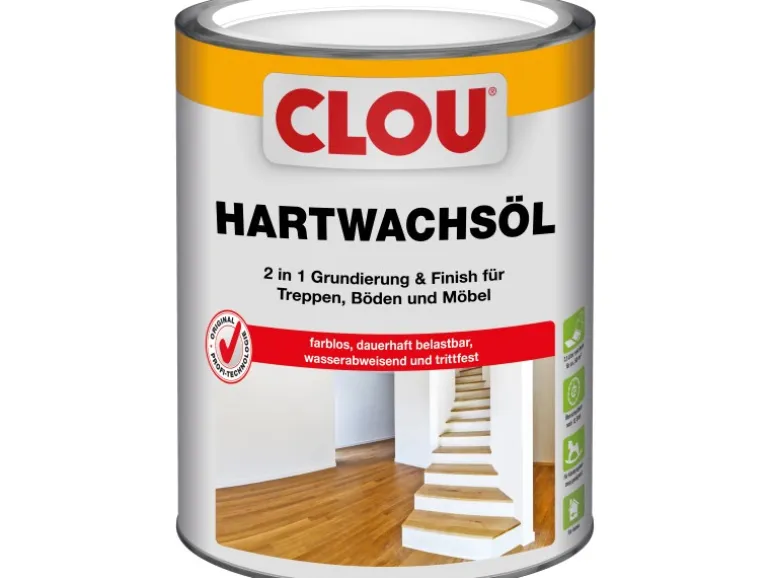 Clou Hartwachs-Öl Transparent seidenglänzend 2,5 l