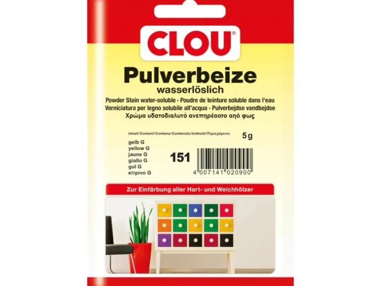 Clou Pulverbeize Gelb G 5 g