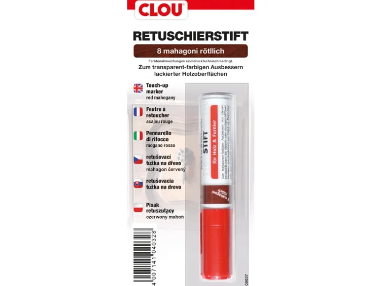 Clou Retuschier-Stift Mahagoni Rötlich