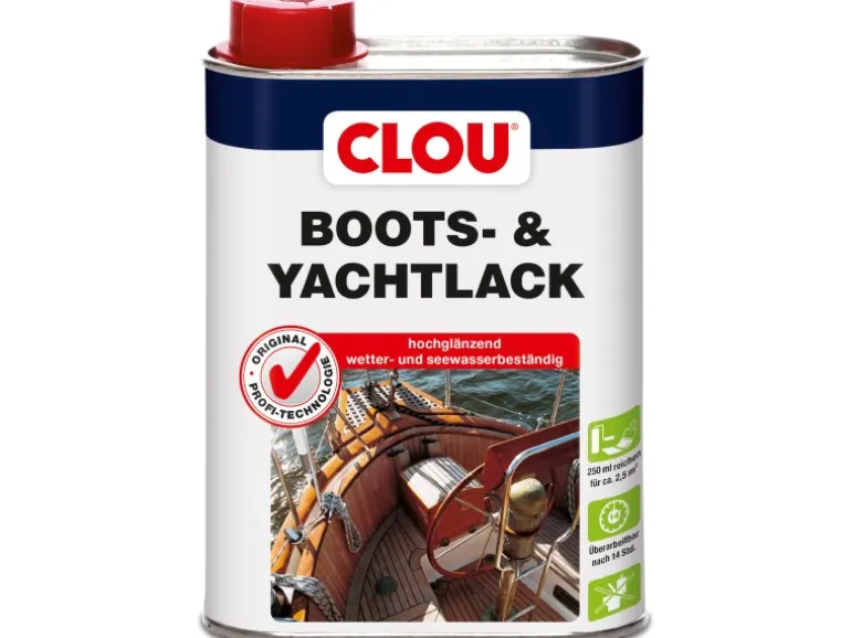 Clou Yachtlack Transparent glänzend 250 ml