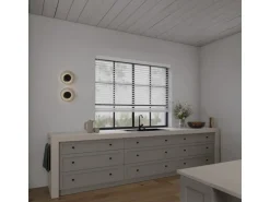 Cocoon Home Concepts Holz Jalousien 220 x 175 50mm Lamellen Weiß