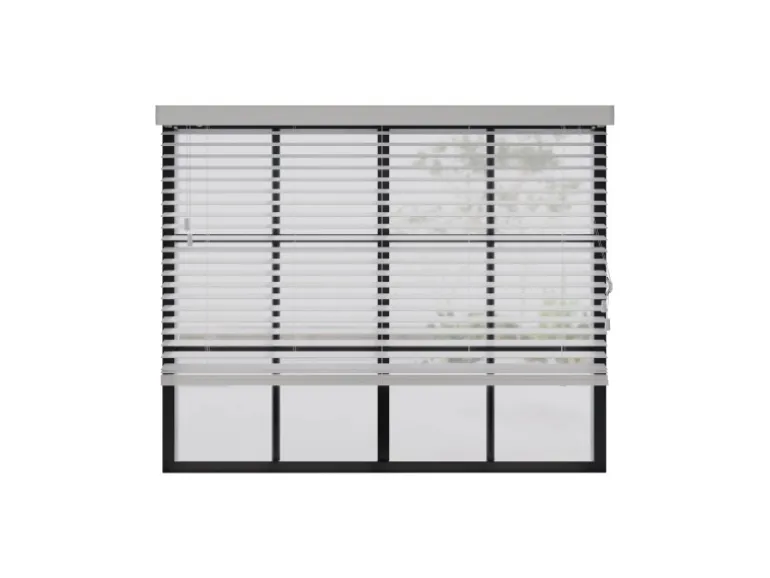 Cocoon Home Concepts Holz Jalousien 180 x 175 50mm Lamellen Weiß