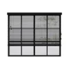 Cocoon Home Concepts Holz Jalousien 220 x 175 50mm Lamellen Schwarz