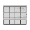 Cocoon Home Concepts Holz Jalousien 110 x 175 50mm Lamellen Weiß