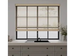 Cocoon Home Concepts Holz Jalousien 100 x 130 50mm Lamellen Naturel