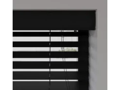 Cocoon Home Concepts Holz Jalousien 100 x 175 50mm Lamellen Schwarz