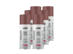 COLORS Korrosionsschutzgrundierung Sprühlack 6er Set 400ml Rotbraun