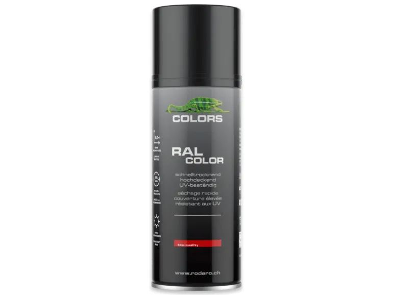COLORS Sprühlack 400ml RAL9005 Tiefschwarz Glanz