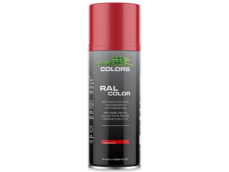 COLORS Sprühlack 400ml RAL3020 Verkehrsrot Glanz