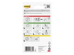 Command Haken-Set Mittelgroß Transparent 6 Stück
