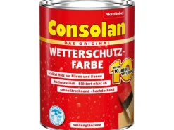 Consolan Wetterschutzfarbe Schiefer seidenglänzend 2,5 l