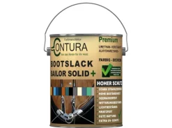 Contura Bootslack Farbig Yacht Buntlack Metall Holz GFK Boot Glänzend 2,5 Liter Dunkelbraun RAL 8017 Analog