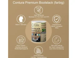 Contura Bootslack Farbig Yacht Buntlack Metall Holz GFK Boot Seidenmatt 500ml Weiß RAL 9010 Analog