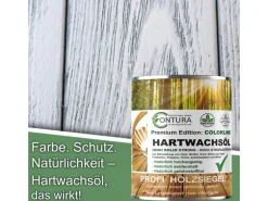 Contura Hartwachsöl Colorline FARBIG Fußbodenöl Parkettöl Möbelöl Holzöl 750ml 01 Farblos