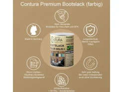 Contura 2K Bootslack Farbig Yacht Buntlack Metall Holz GFK Boot Glänzend 1,1 Liter Weiß RAL 9010 Analog