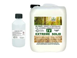 Contura 2K Parkett & Treppenlack mit Härter Extreme Solid Holzlack Möbellack Glänzend 10 Liter