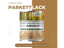 Contura Parkettlack Treppenlack Professionell Lack Fußbodenlack Dielenlack Holzlack Seidenmatt 750ml