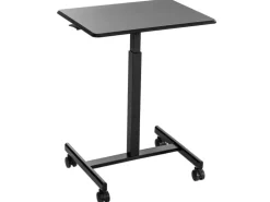 Costway Stehpult Höhenverstellbar Steh-Sitz Schreibtisch 65 x 48 cm