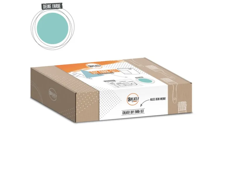 CREATE! by OBI DIY Farb-Set Blaugrün Satin Finish 125 ml