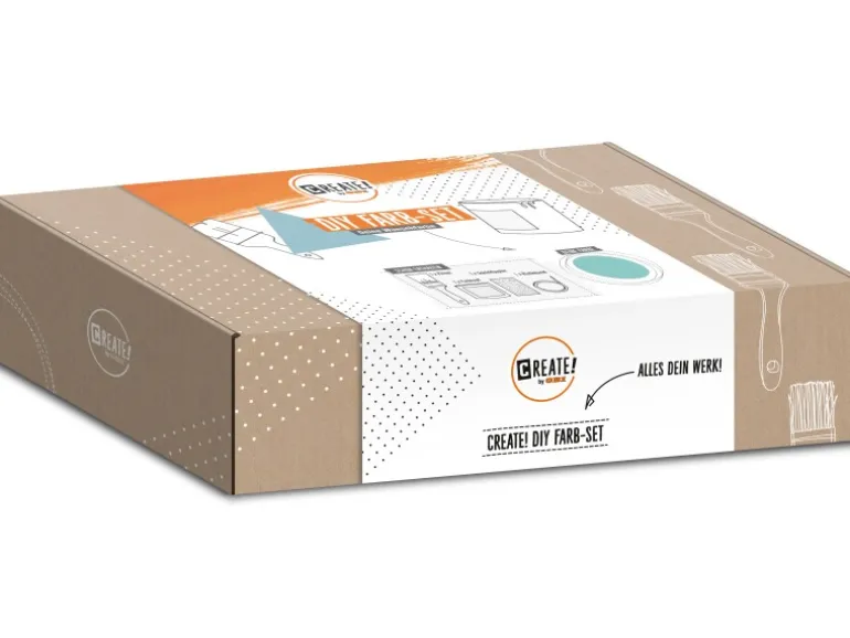 CREATE! by OBI DIY Farb-Set Blaugrün Satin Finish 125 ml