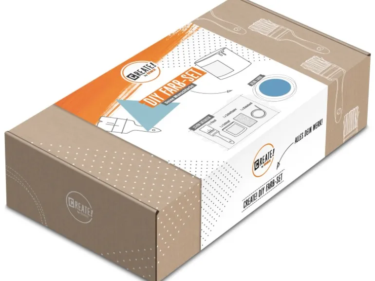 CREATE! by OBI DIY Farb-Set Kornblumenblau Satin Finish 125 ml