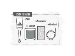 CREATE! by OBI DIY Farb-Set Blaugrau Satin Finish 125 ml