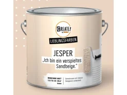 CREATE! by OBI Lieblingsfarben Wandfarbe Jesper Sandbeige matt 2,5 l