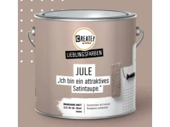 CREATE! by OBI Lieblingsfarben Wandfarbe Jule Satintaupe matt 2,5 l