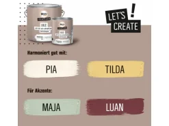 CREATE! by OBI Lieblingsfarben Wandfarbe Jule Satintaupe matt 2,5 l